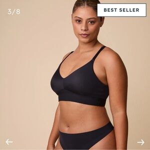 Bliss Triangle Bralette XL Black